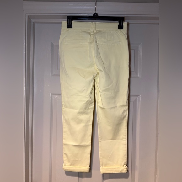 NWT Democracy Women’s Butter Yellow High Rise Trousers with AB Solution Stretch - Picture 7 of 7